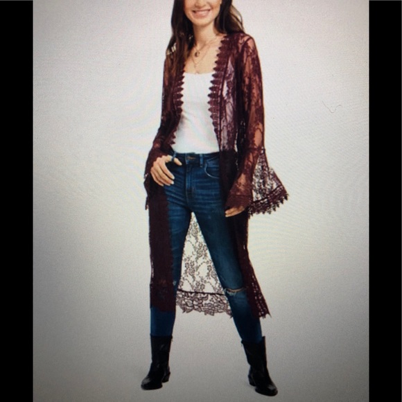 Other - Lace Duster Top